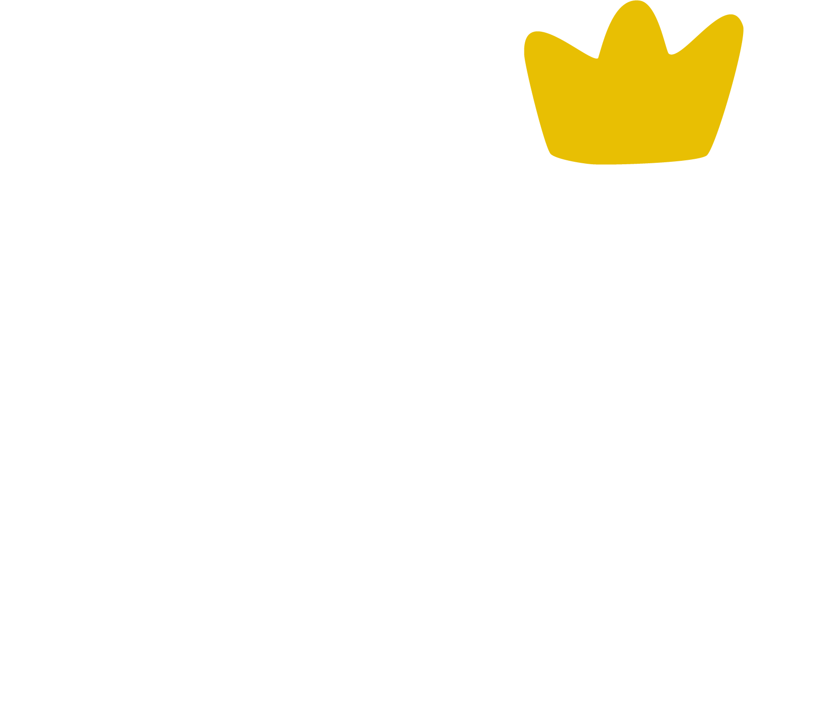 Random Knights RK monogram: a mirrored R beside a K wearing a gold crown